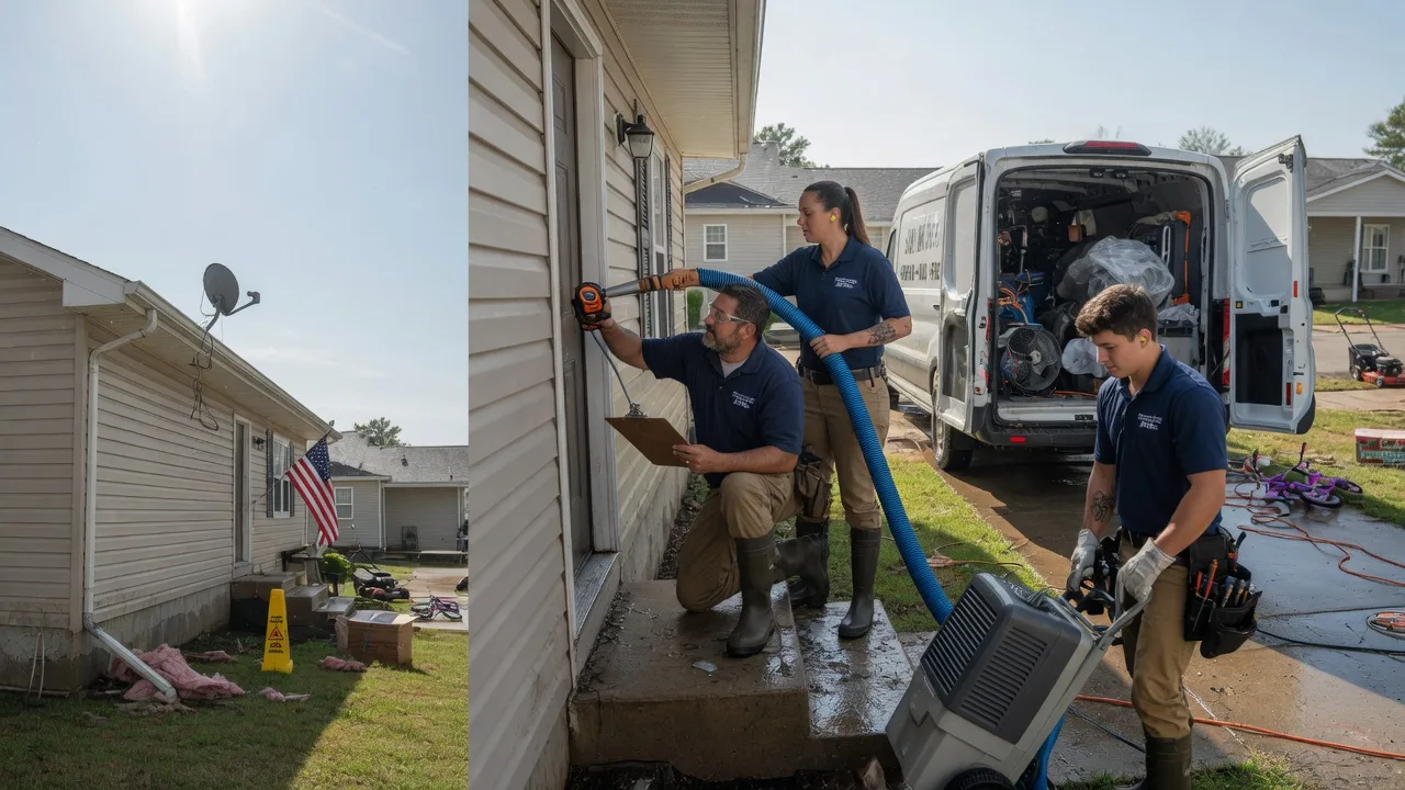Ceiling Water Damage Restoration in Clayton, IN near me